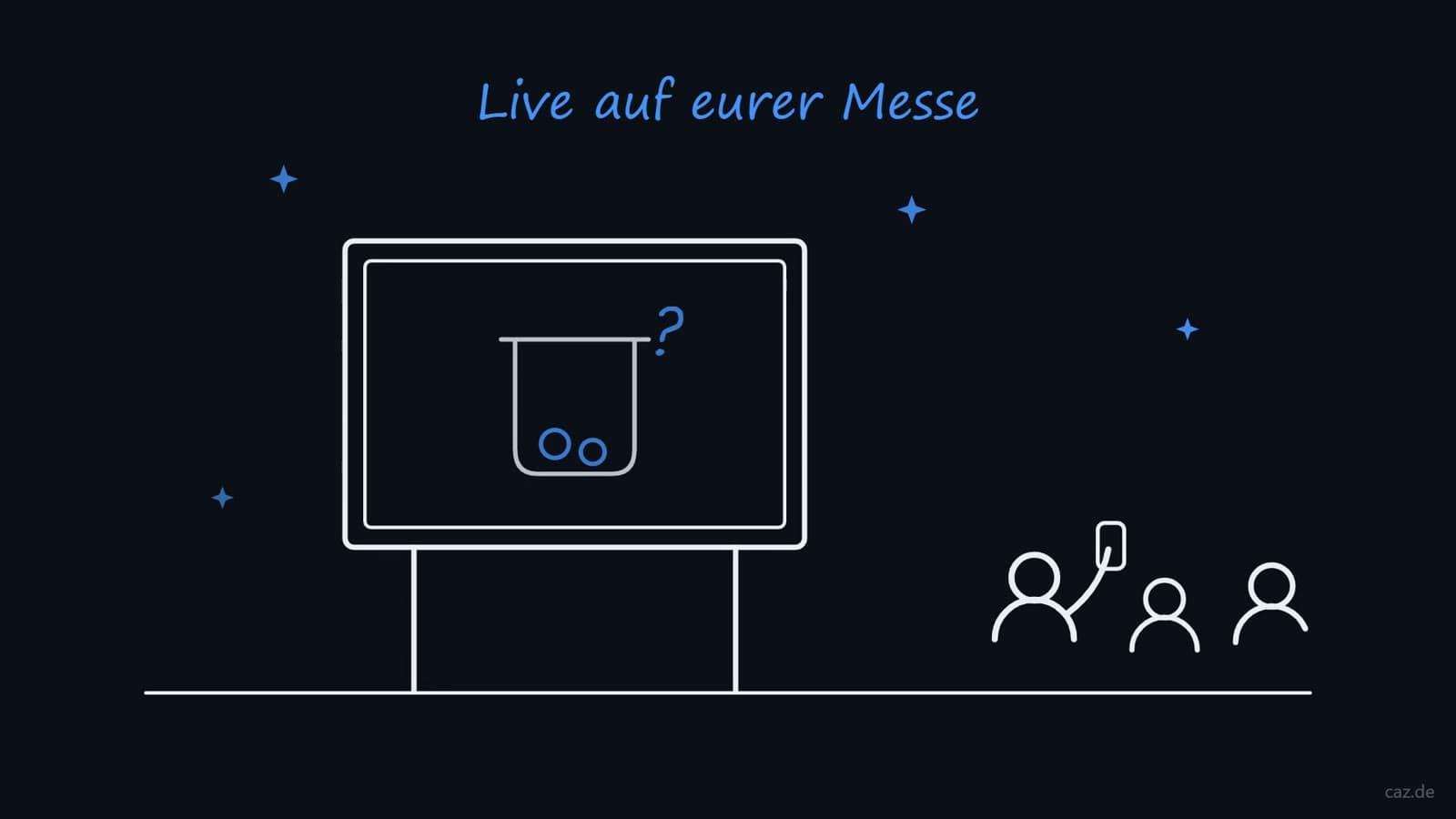 Vorführung des Eventmoduls Schätzfrage