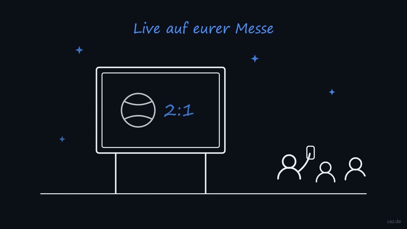 Vorführung des Eventmoduls Tippspiel